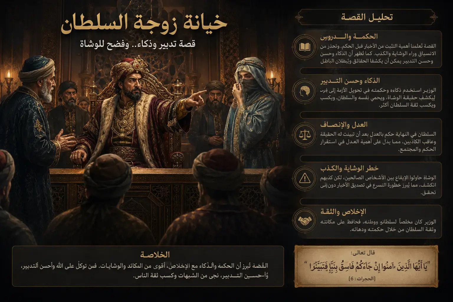 خيانة زوجة السلطان 