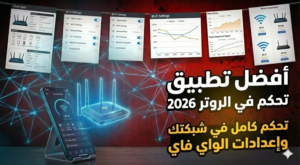 التحكم في الراوتر بشكل كامل من هاتفك فقط